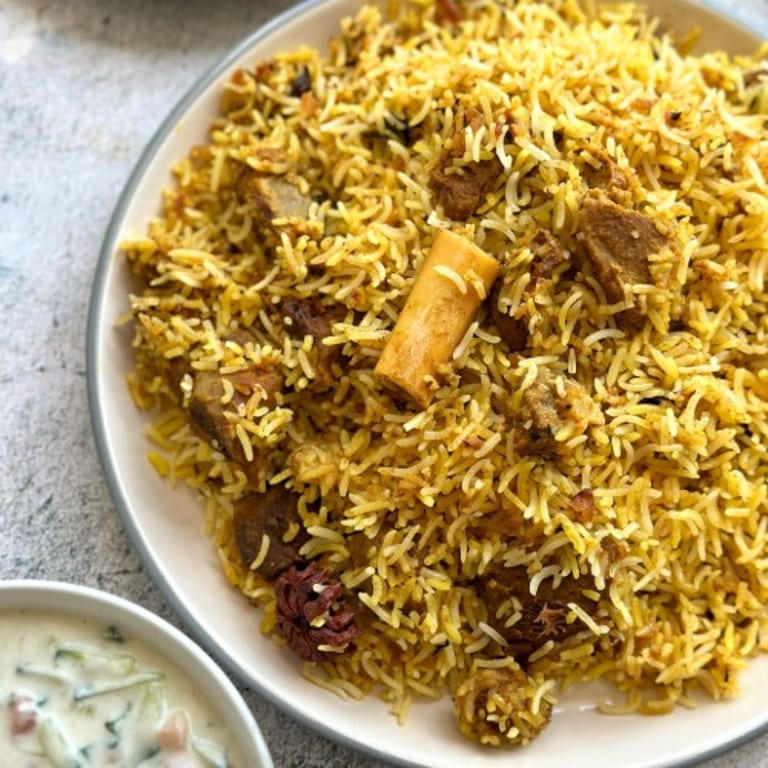 Goat Dum Biryani Delights