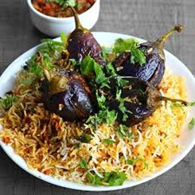 Gutti Vankaya Pulav.