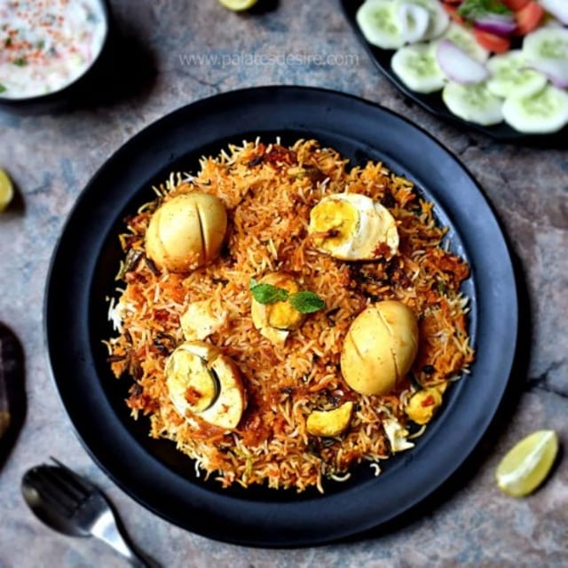 Egg Biryani.