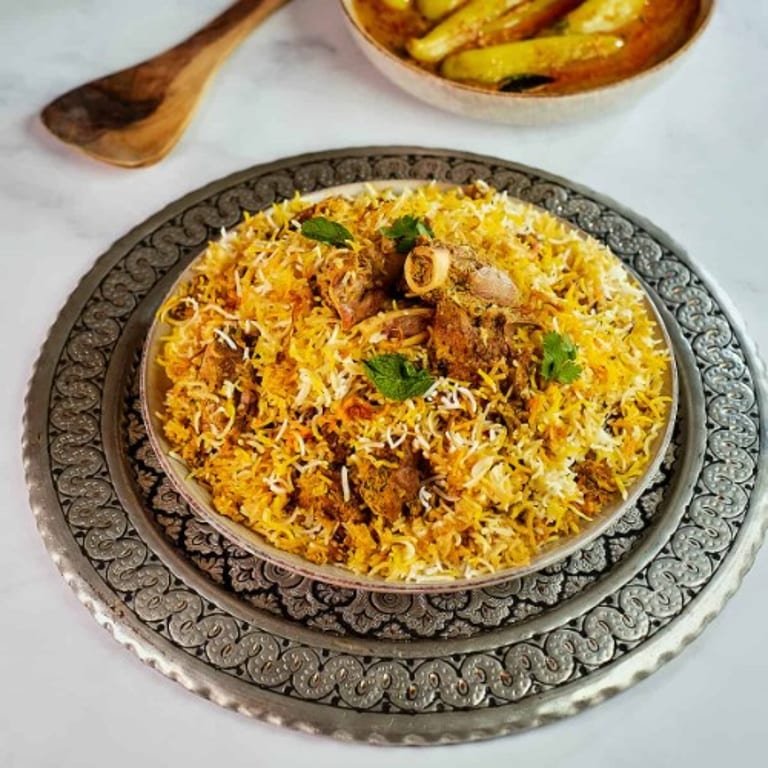 Delicious Lamb Biryani Awaits