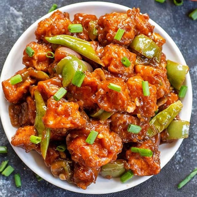 Chilli Paneer.
