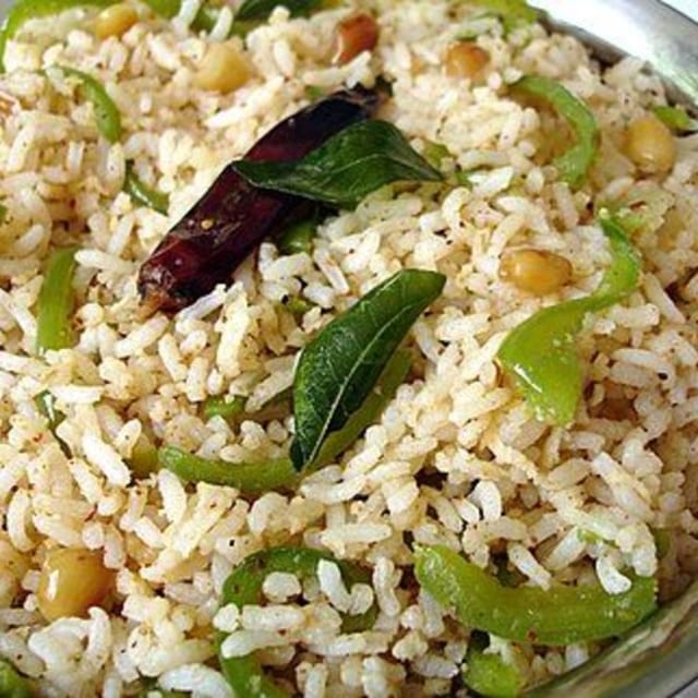 Capsicum Masala Rice.