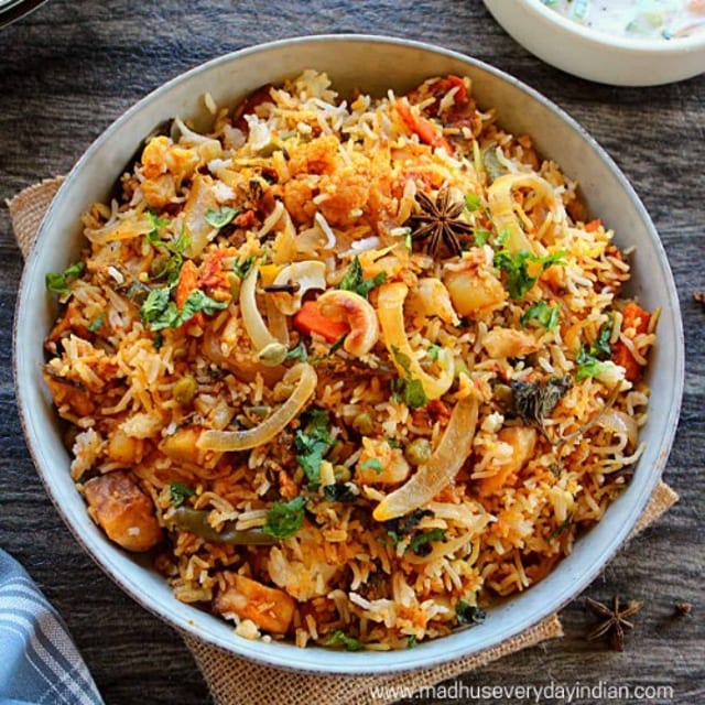 Vegetable Biriyani.